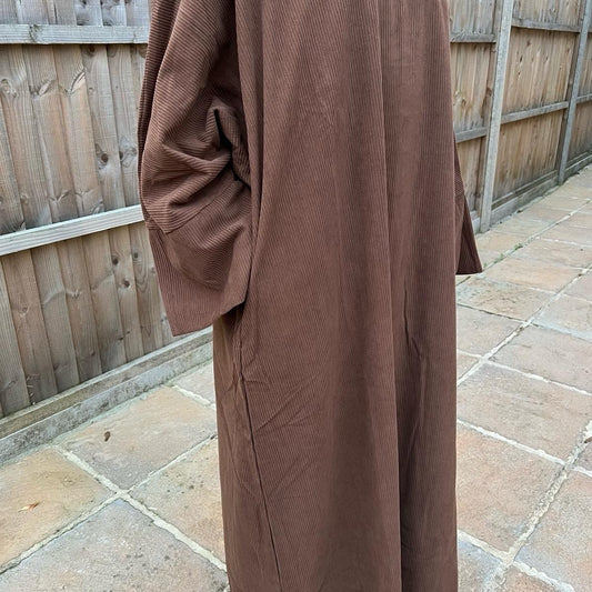 Raha abaya in brown