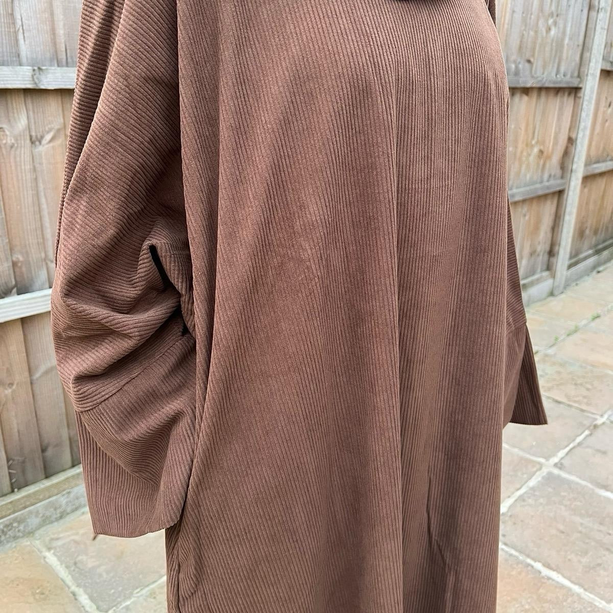 Raha abaya in brown