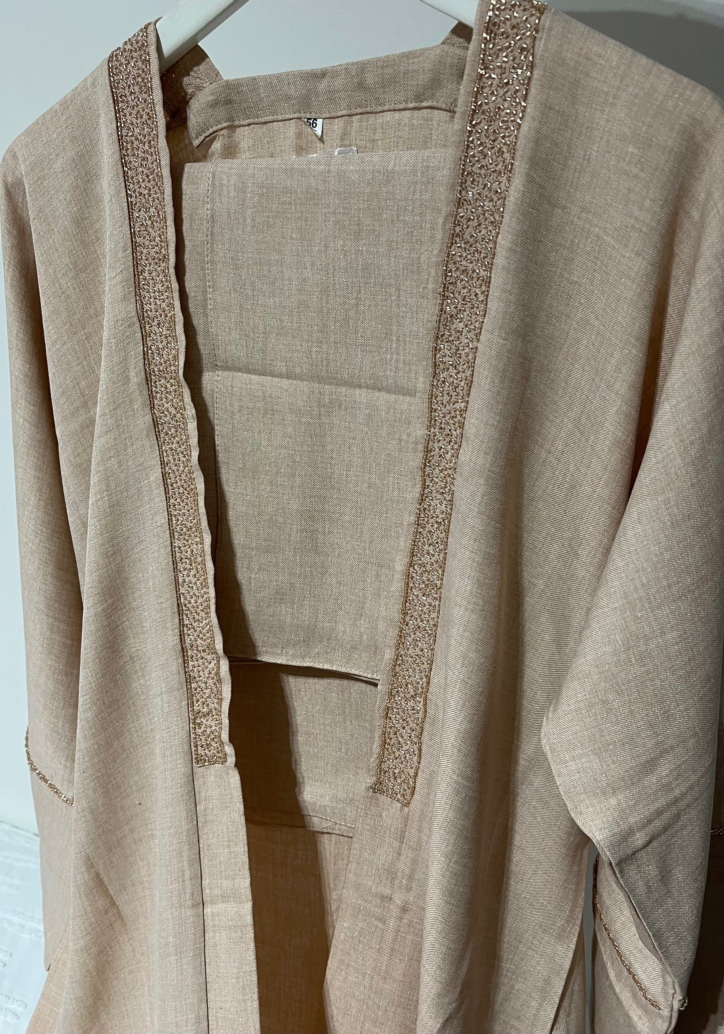 Beige Linen Abaya (Clearance)